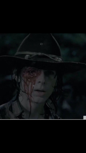 Carl with his awesome missing eye, The Walking Dead