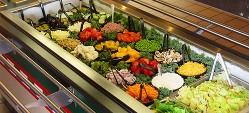 Best foods for the munchies, salad bar