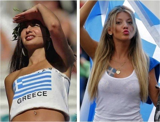 Hot women abound in Greece.