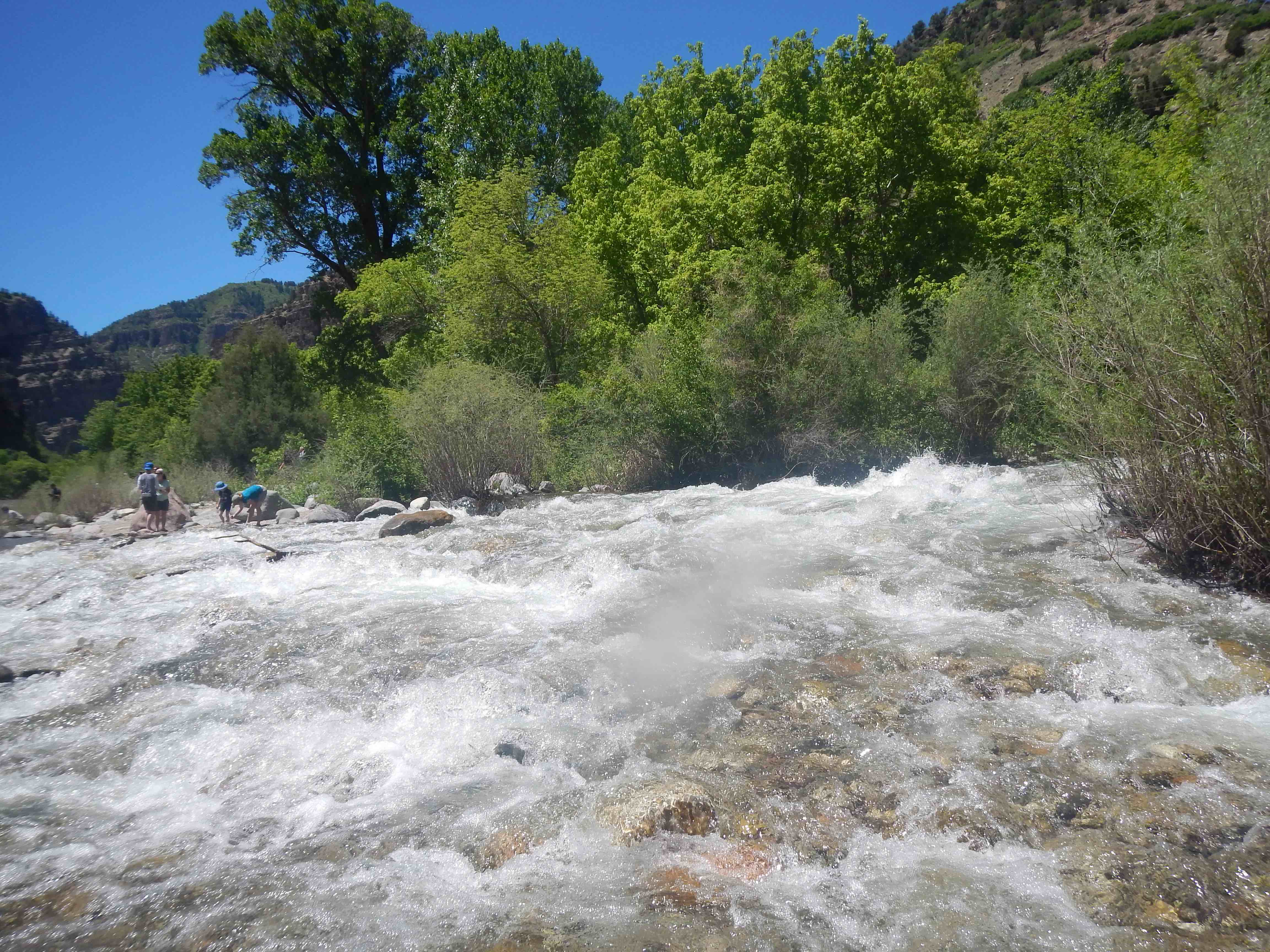 Grizzly Creek, Colorado. Glenwood Springs Rafting Trip