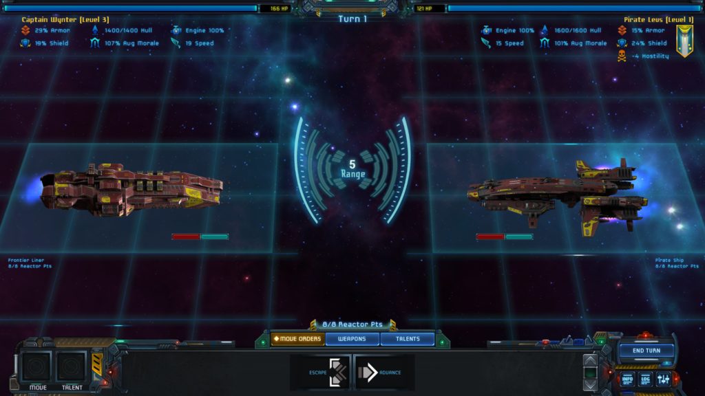 Star Traders: Frontiers, Ship Combat