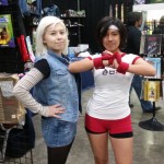 Hot cosplay girls at SoCal Retro Gaming Expo