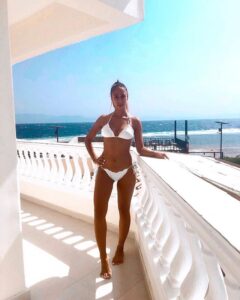 Tal Avraham white bikini