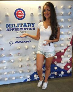 Holly Jo Anne White at Military Appreciation Night