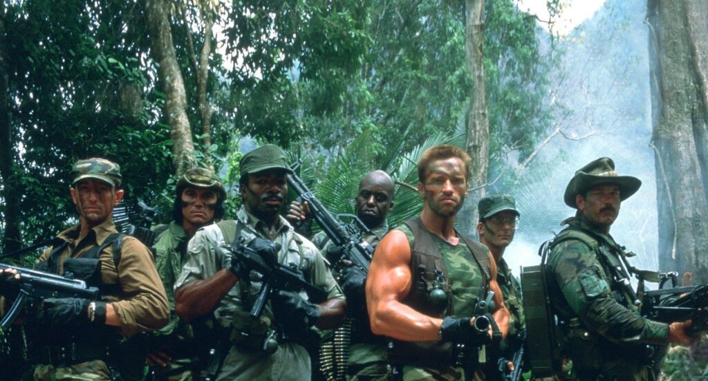 Predator 1987 Full Cast Photo